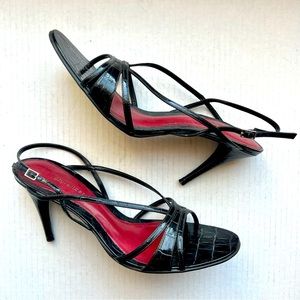 Naturalizer Black Strappy Sandals